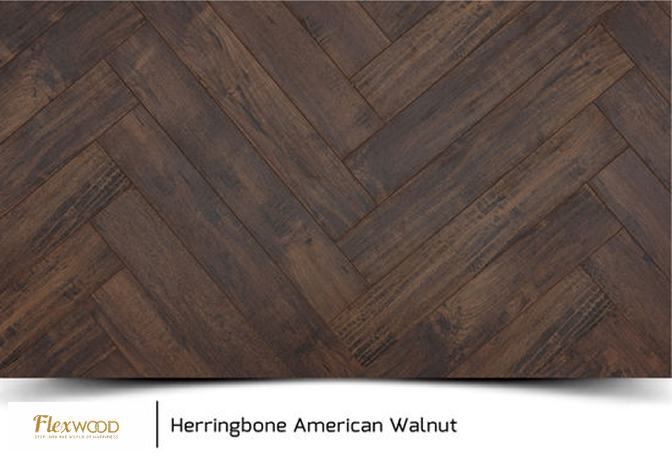 Herringbone American-walnut